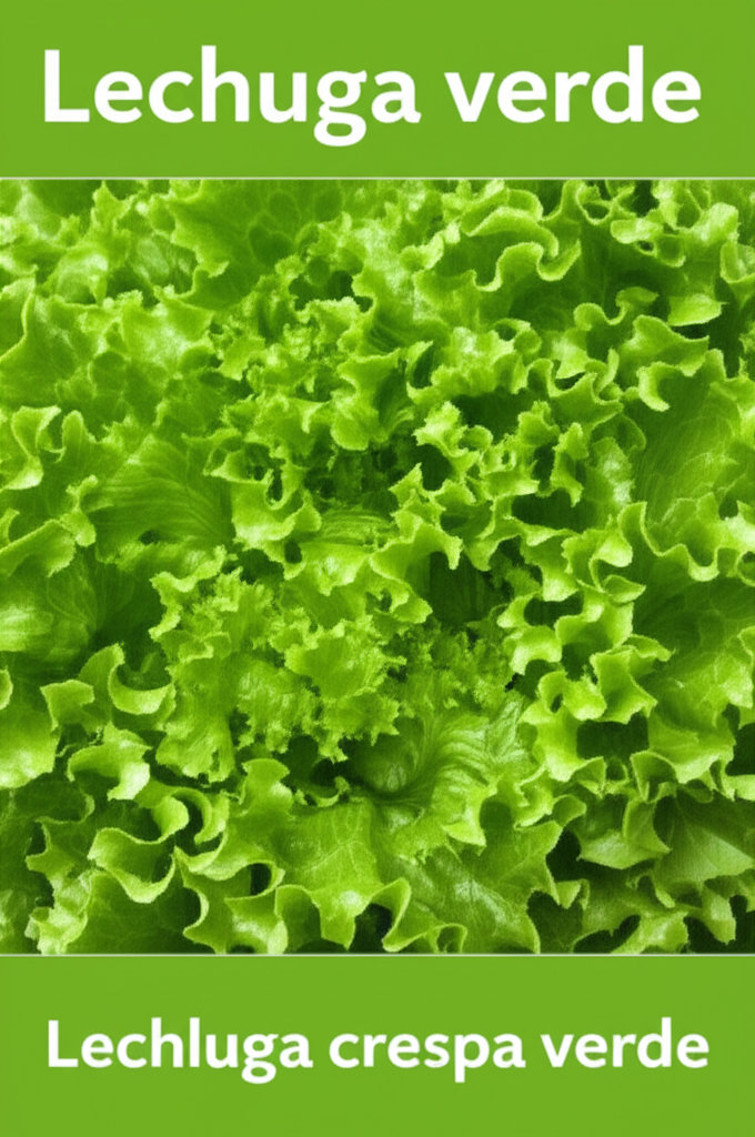 Lechuga crespa verde