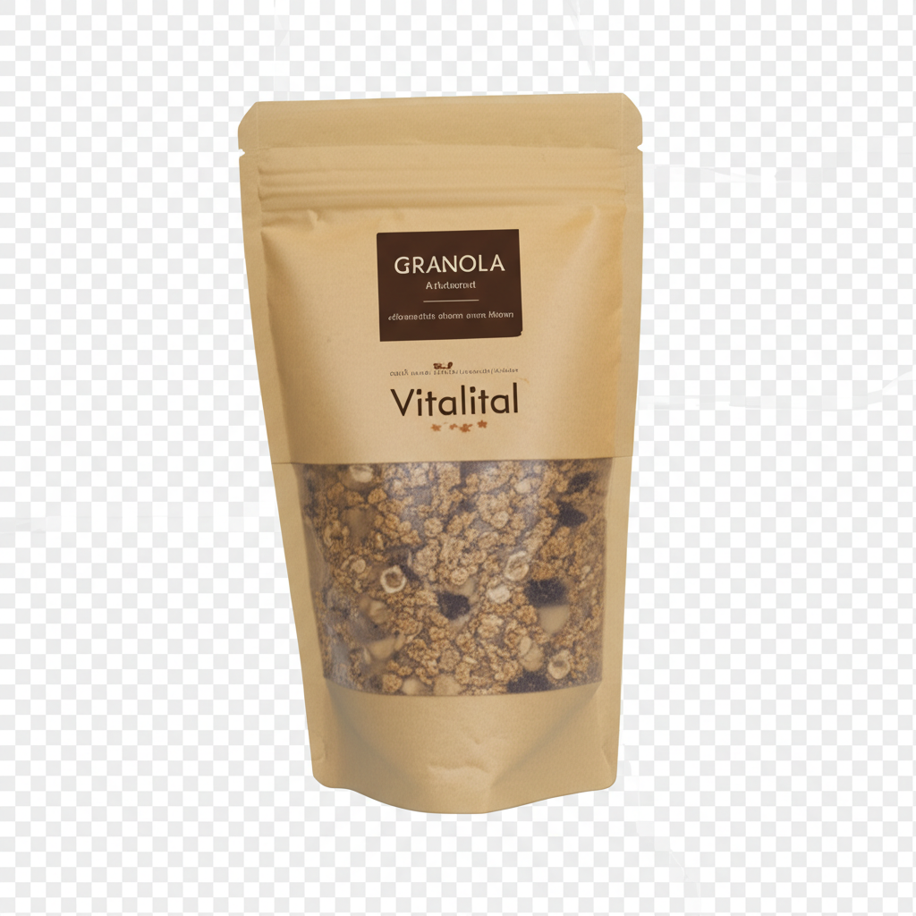 Granola Artesanal, chocolate blanco, miel avena, maní quinua linaza - Vitalital