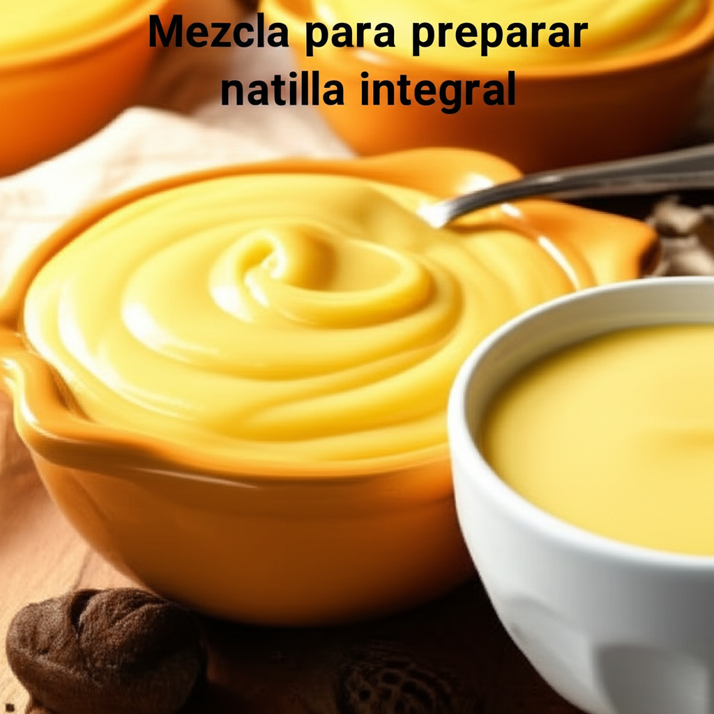 Mezcla para preparar natilla integral