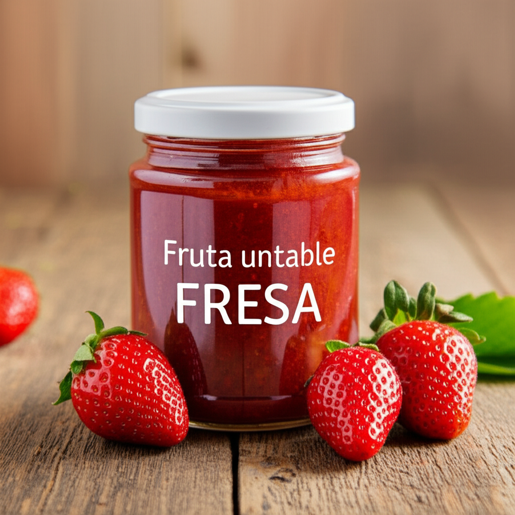 Fruta untable Fresa