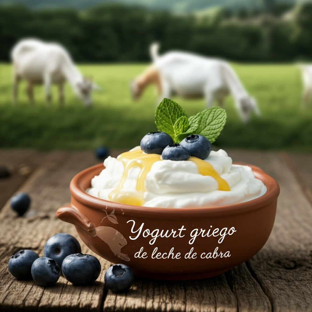 Yogurt griego de leche de cabra