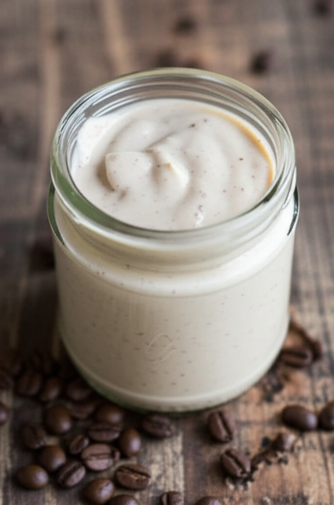 Yogurt de leche de cabra café