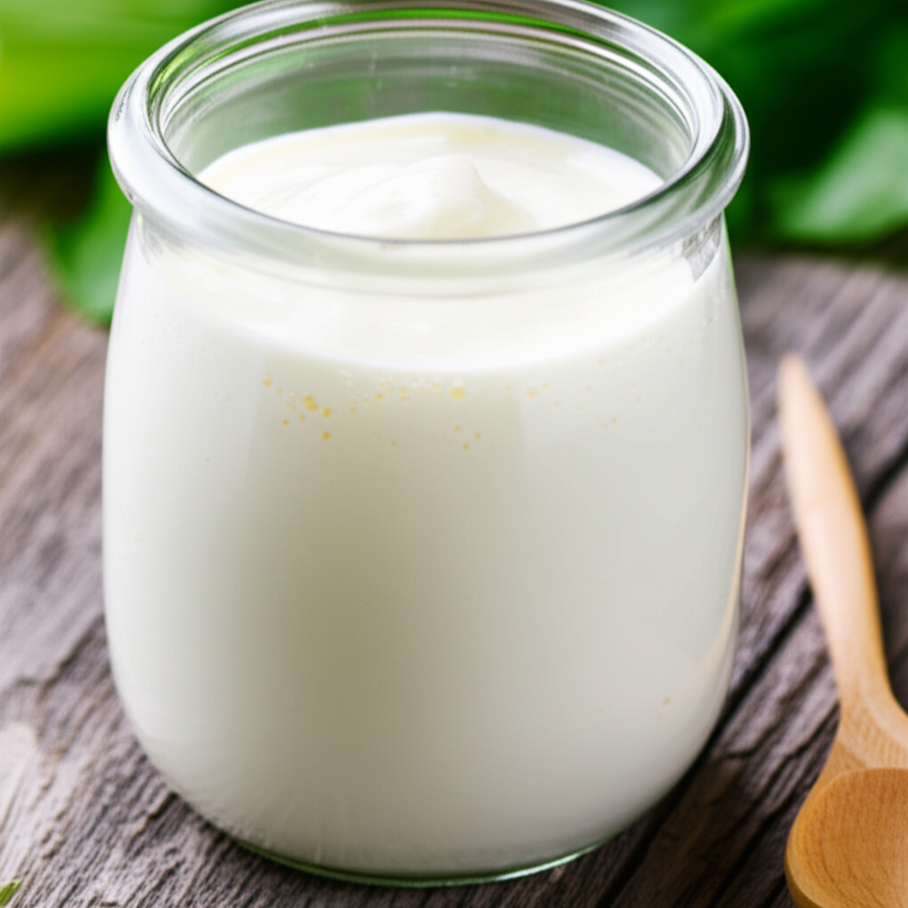 Yogurt de leche de cabra natural