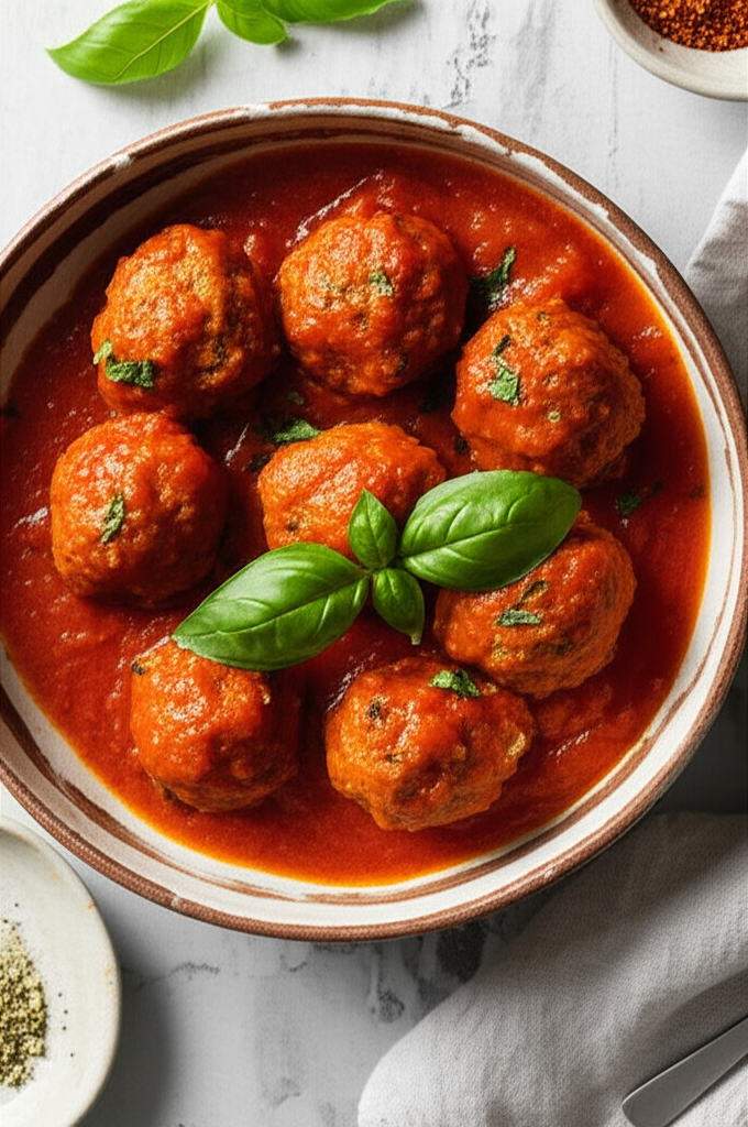 Albondigas en salsa Napolitana